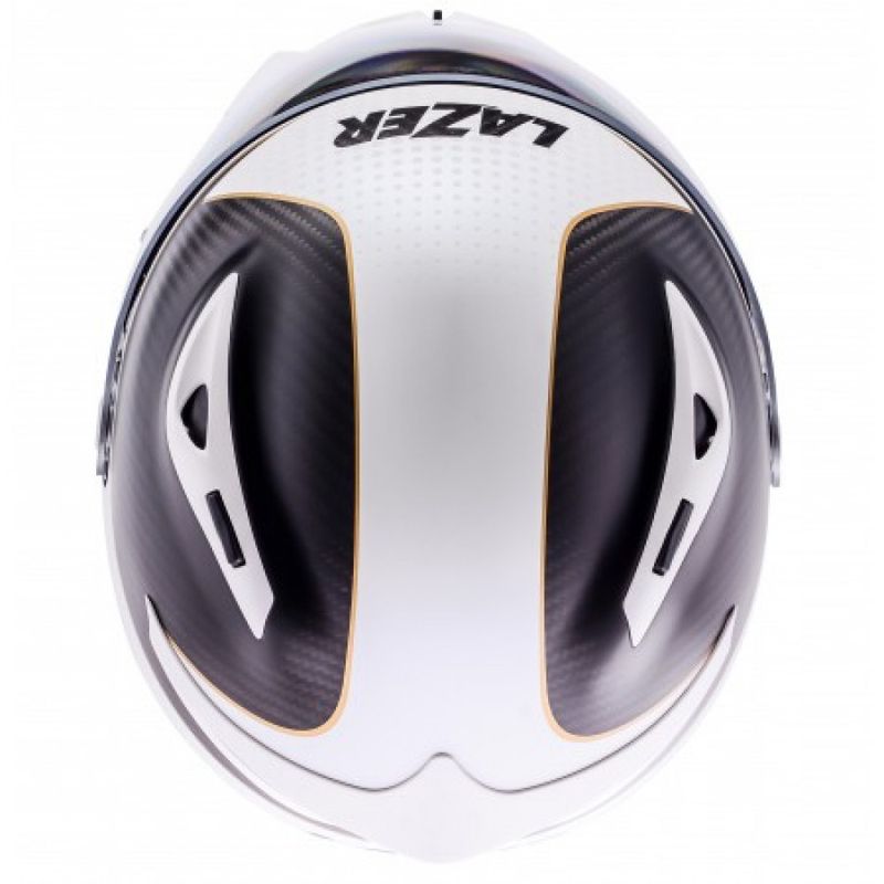 Lazer Kestrel CL Signature Hvit Carbon helhjelm (ikke intercom klar)