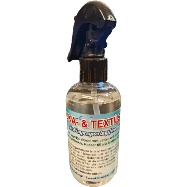 Mocka- & Textilspray&nbsp;Impregnering med silikon. For mokka og nubuck og andre tekstiler