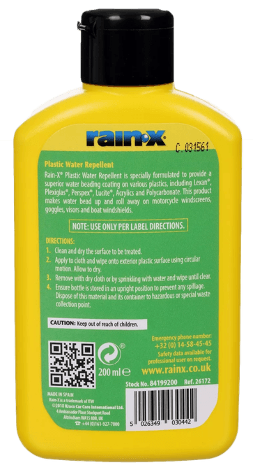 Hovedbilde RAIN-X Plast poleringsmiddel -Plastic Water Repellent, 200ML