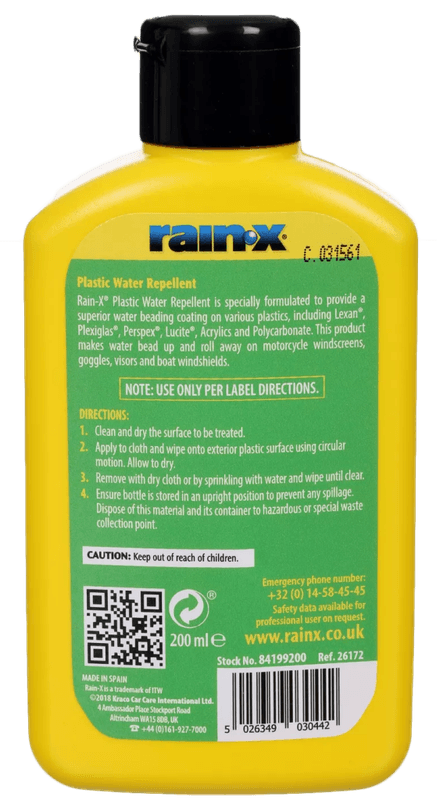 RAIN-X Plast poleringsmiddel -Plastic Water Repellent, 200ML