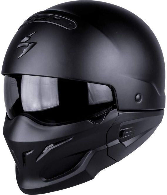 Hovedbilde Scorpion EXO Combat EVO MC-halvhjelm med avtagbar maske