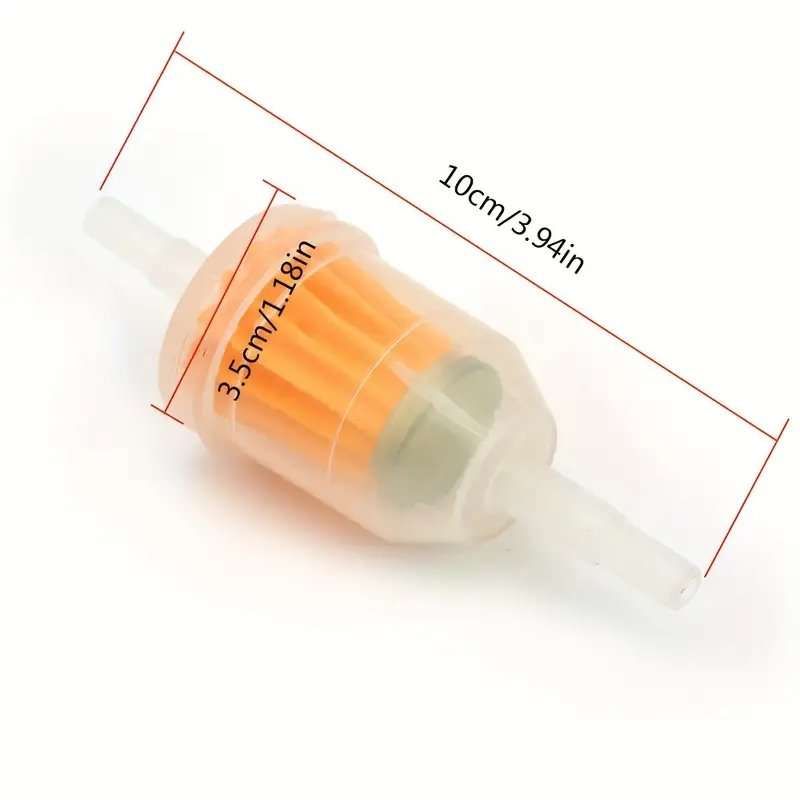 Universalt bensinfilter for 6mm/8mm tilkobling