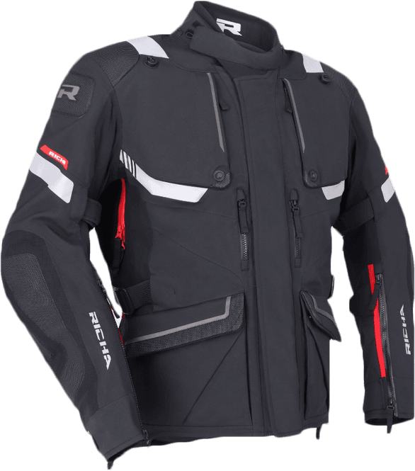 Hovedbilde Richa Armada Pro GTX Tekstil MC-Jakke KORT - Sort/Black
