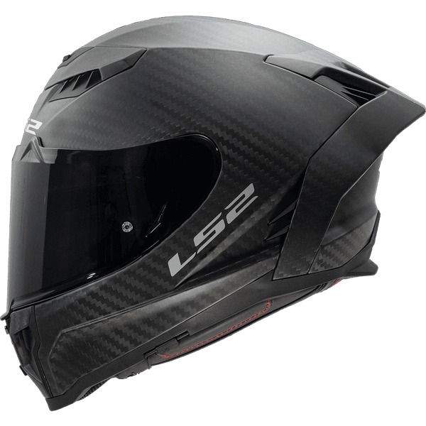 LS2 MC-Hjelm FF807 Dragon Matt Carbon med solbrille og sotet visir