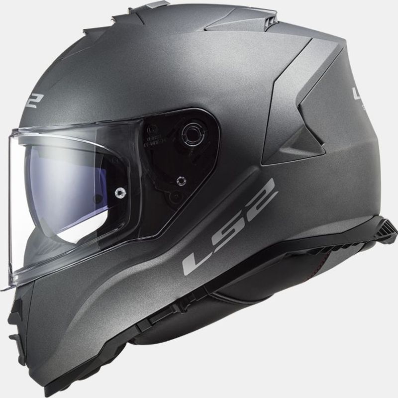 LS2 MC-Hjelm FF800 Storm Solid Matt Titanium Grå