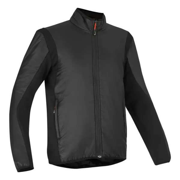 Halvarssons H80 Herre MC-jakke tekstil soft AAA-godkjent i svart, soft, vanntett og pustende Airbag Ready