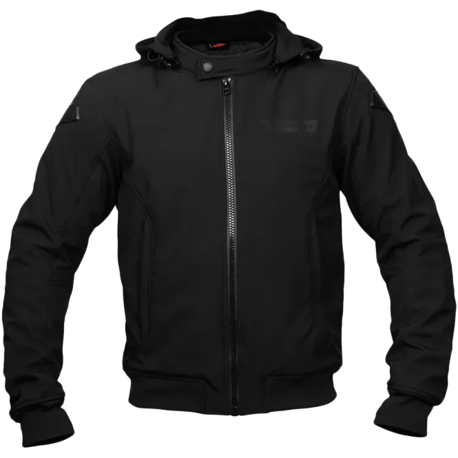 Hovedbilde Bullfighter Ghost Softshell MC-Jakke Svart med AA-skli, skulder og ...