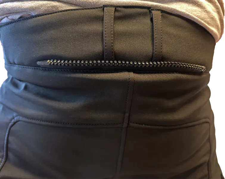 Bullfighter Ghost Softshell MC-Bukse Svart med AA-skli, hofte og kne -beskyttelse 