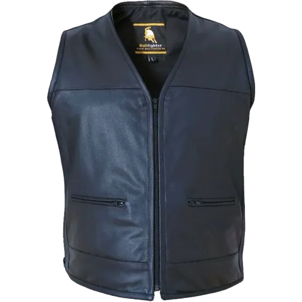 Bullfighter Buffalo Skinnvest V-cut Svart Svart