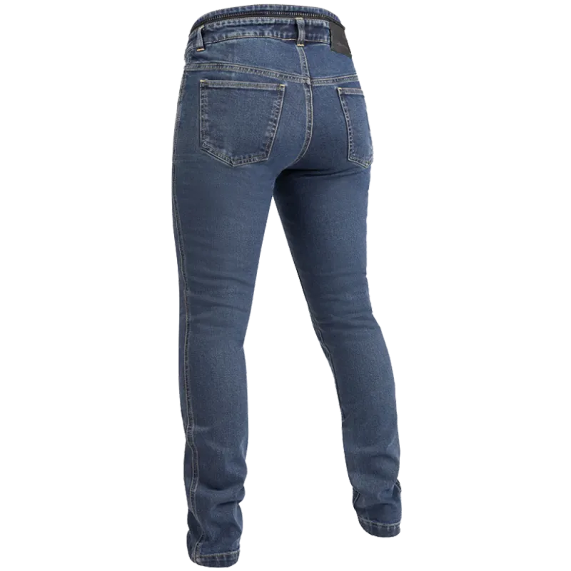 Halvarssons Kevlar Jeans Dame Nyberg Blue/Blå AAA, level2 med glidelås, Lengde: 32