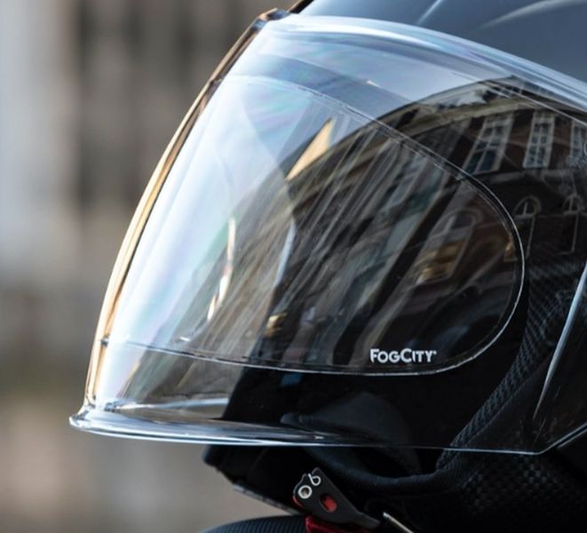 Pinlock med limkant FOGCITY Easy Universal antidugg l&oslash;sning Open Face/Halvhjelm